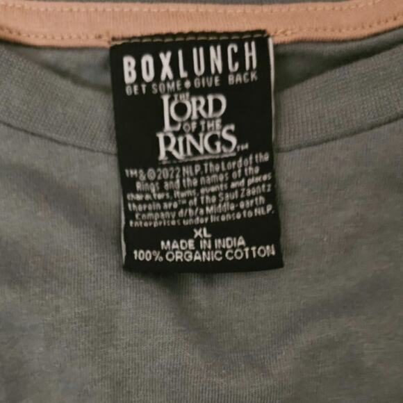 Boxlunch " Middle Earth" Lord of the Rings Men Long Sleee Ombre T-shirt Size XL - Picture 4 of 10